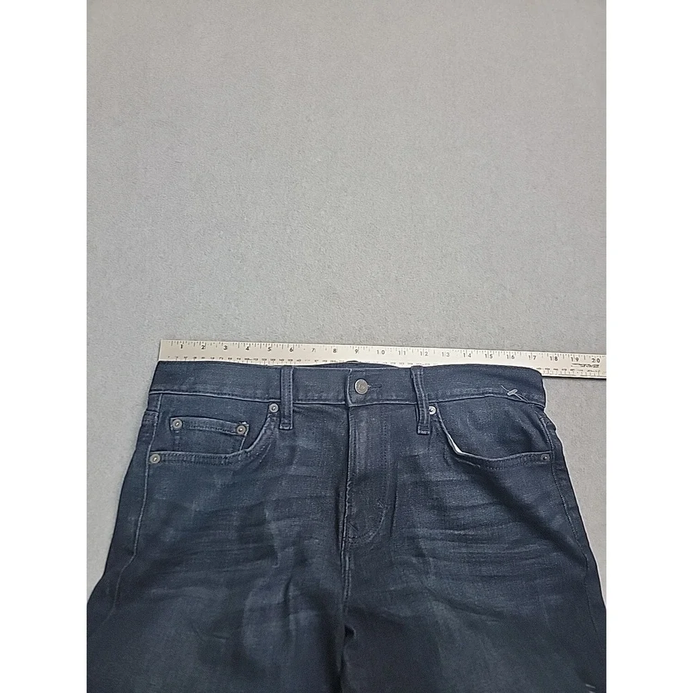 Banana Republic Travel Jeans Mens 32x32‎ Athletic Tapered Stretch Dark Blue NWOT